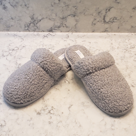 stars above Shoes - Stars Above Target Gray Fuzzy Slippers